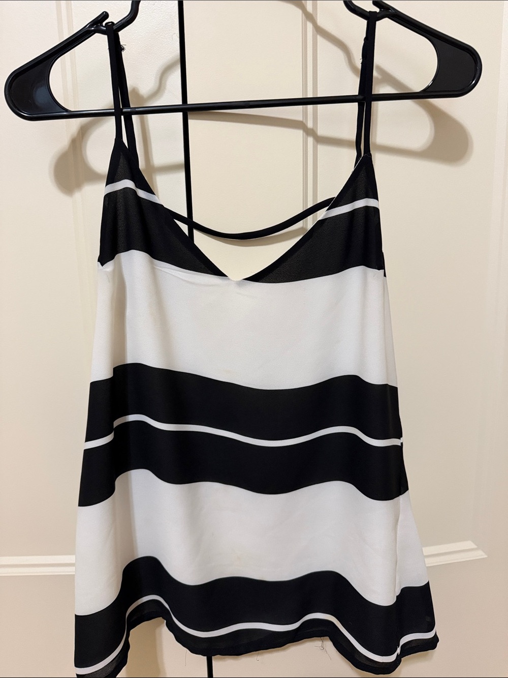 Eight Sixty Black and White Striped Camisole
